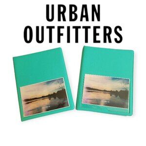 Urban Outfitters Mint Green Photo Albums Set